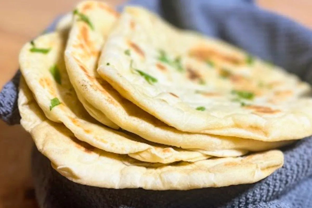 soft, fluffy naan