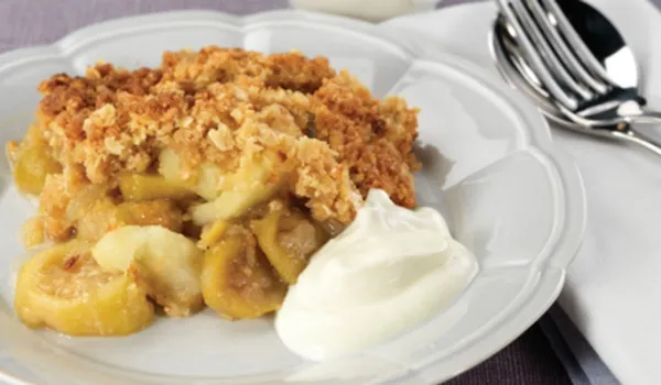 Serve the crumble