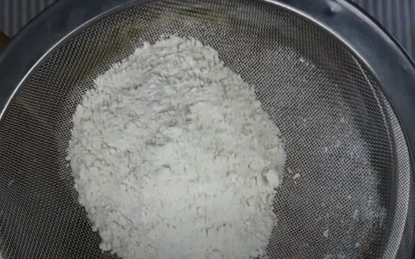 flour and baking powder