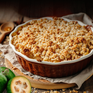 Feijoas Crumble
