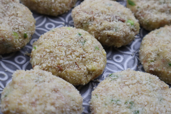 Form The Fish Cakes And Fry