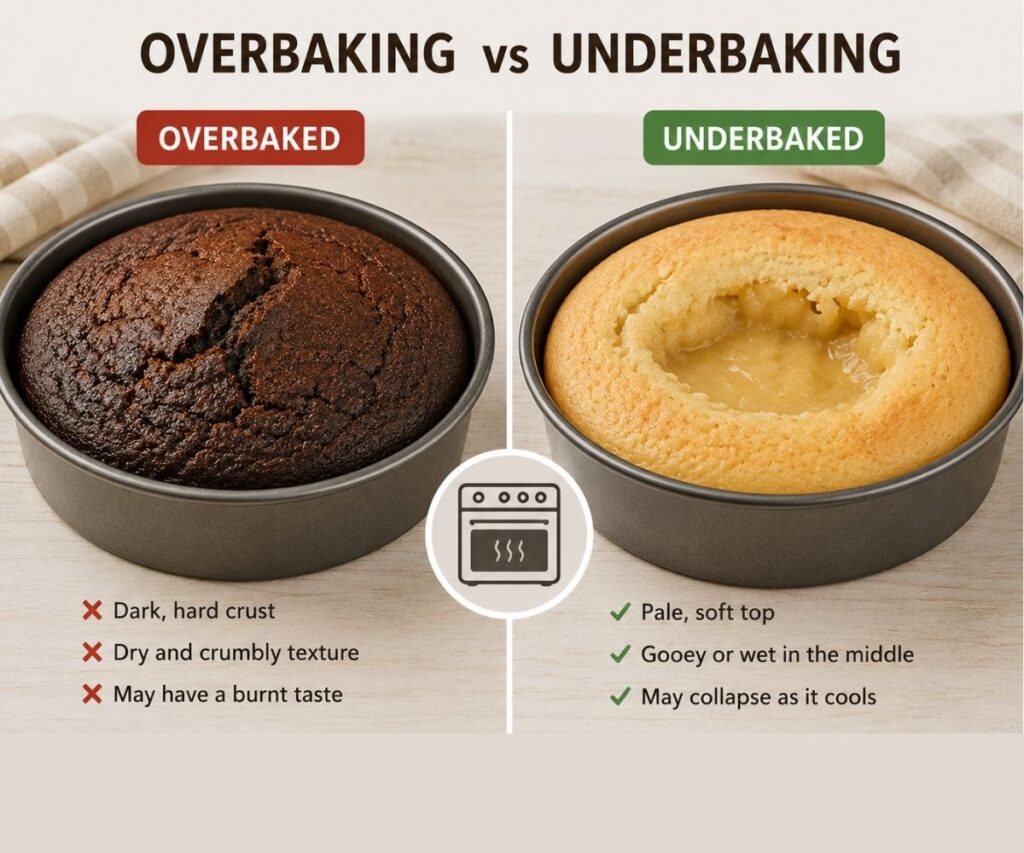 Overbaking or Underbaking